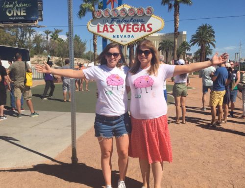 Claire McNally apoya a la Asociación desde Las Vegas!
